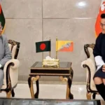 ঢাকায় ভুটানের রাজার যাত্রাবিরতি, সৌজন্য সাক্ষাৎ করলেন রাষ্ট্রপতি